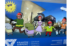 Klasy&nbsp;piąte&nbsp;w Centrum Edukacji Lotniczej Krak&oacute;w Airport